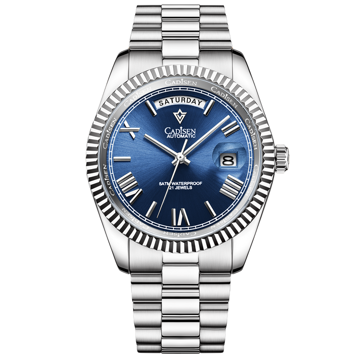CADISEN C8185M Classic 40mm MIYOTA8285 Mechanical Man Watch
