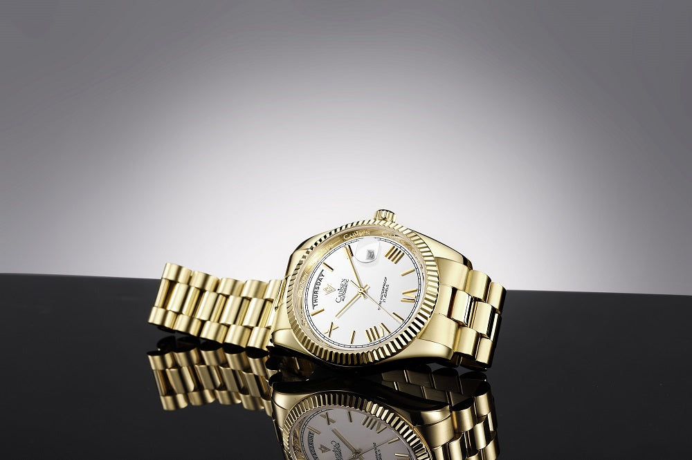 CADISEN C8185M Classic 40mm MIYOTA8285 Mechanical Man Watch