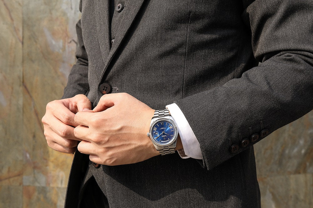 CADISEN C8185M Classic 40mm MIYOTA8285 Mechanical Man Watch