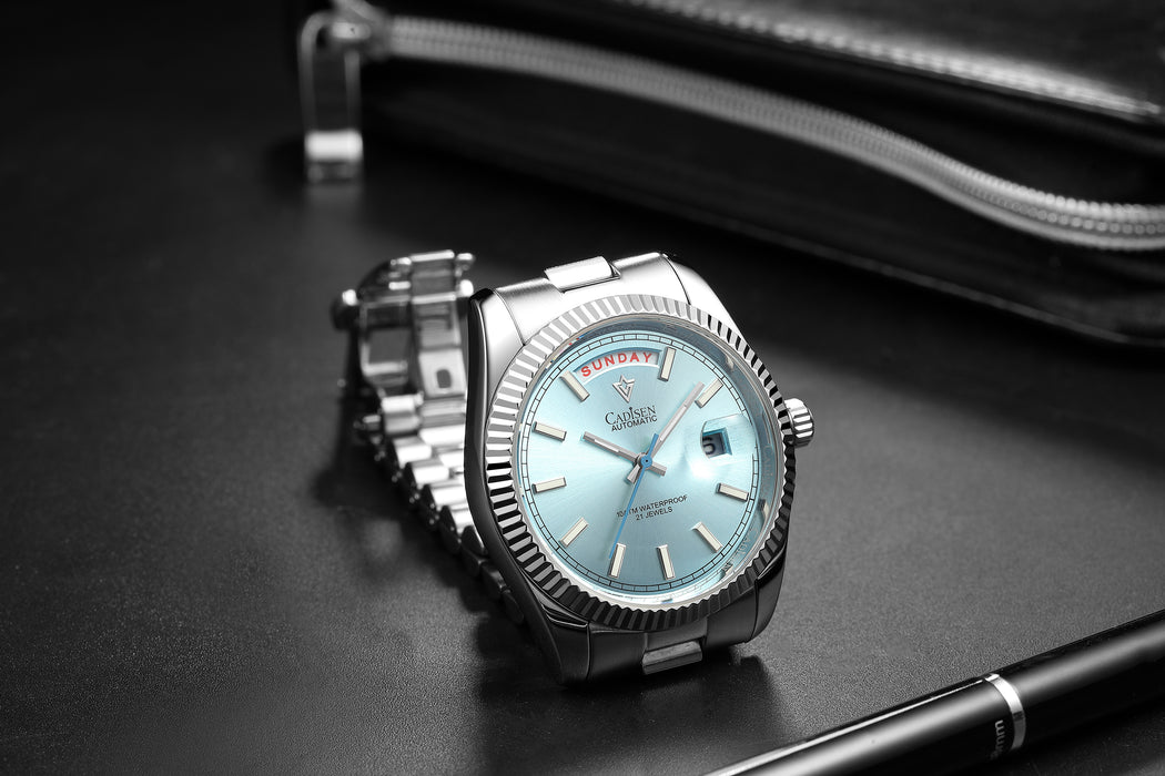 CADISEN C8215M Classic 40mm MIYOTA8285 Mechanical Man Watch