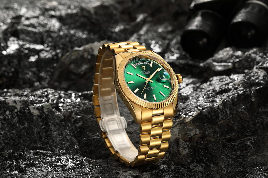 CADISEN C8215M Classic 40mm MIYOTA8285 Mechanical Man Watch