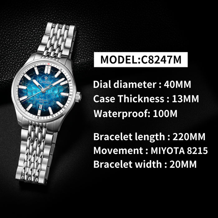 CADISEN C8247M Diver 40mm  Mechanical Man Watch