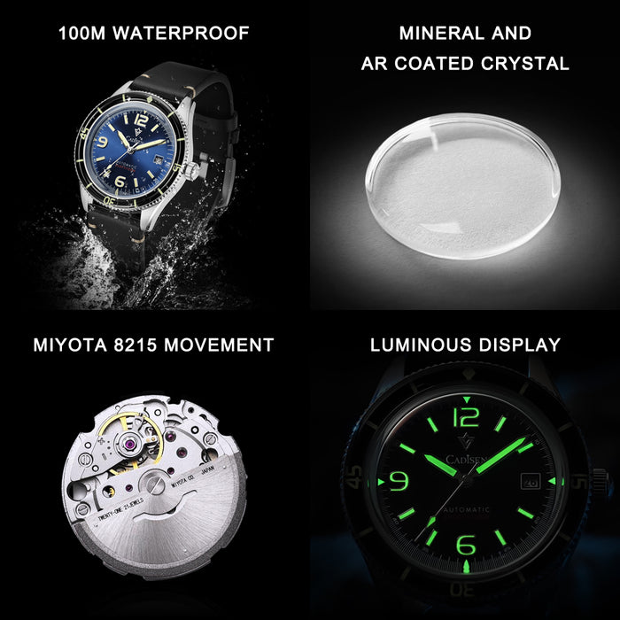 CADISEN C8243M Casual 40mm  Mechanical Man Watch