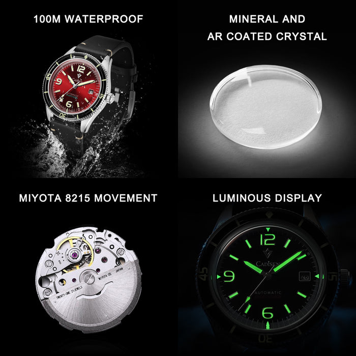 CADISEN C8243M Casual 40mm  Mechanical Man Watch