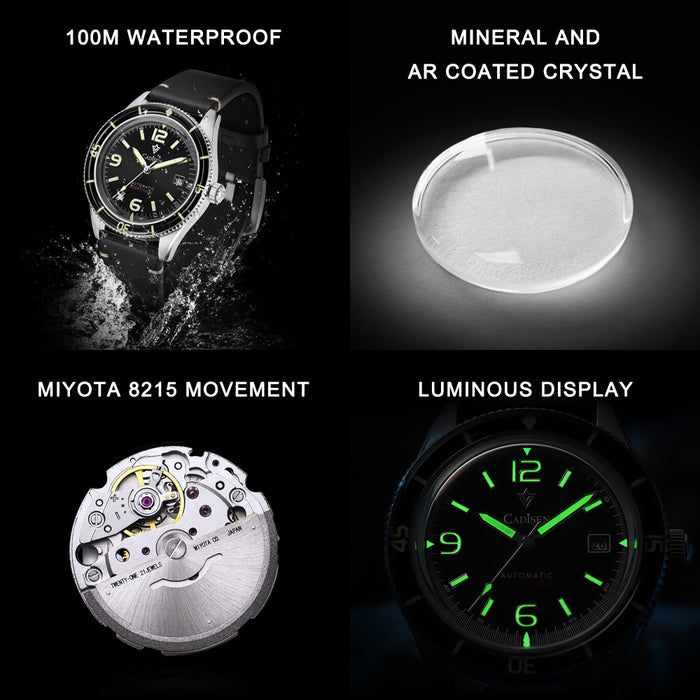 CADISEN C8243M Casual 40mm  Mechanical Man Watch