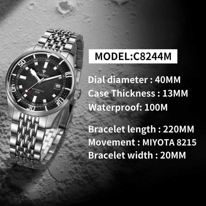 CADISEN C8244M Diver 40mm  Mechanical Man Watch