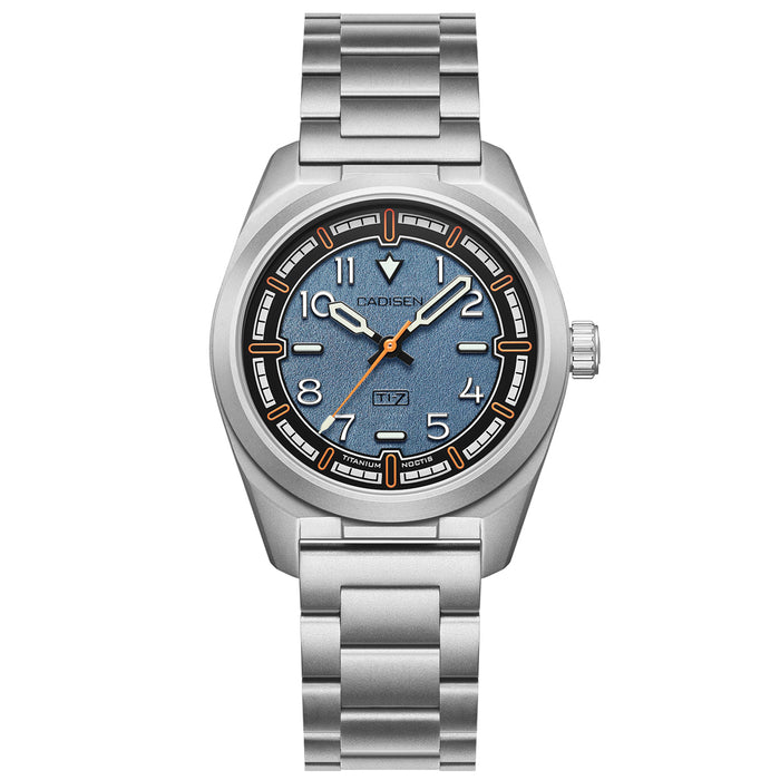 CADISEN Titanium TI-7 NOCTIS BLUE-GREY Titanium Strap