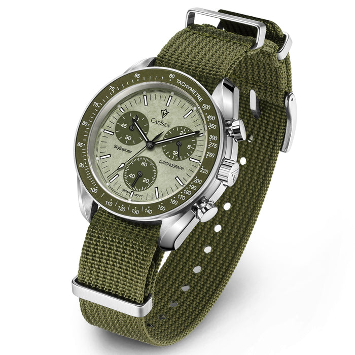 CADISEN C7064M SkyExplorer Chronograph 40mm VK68 Quartz Man Watch