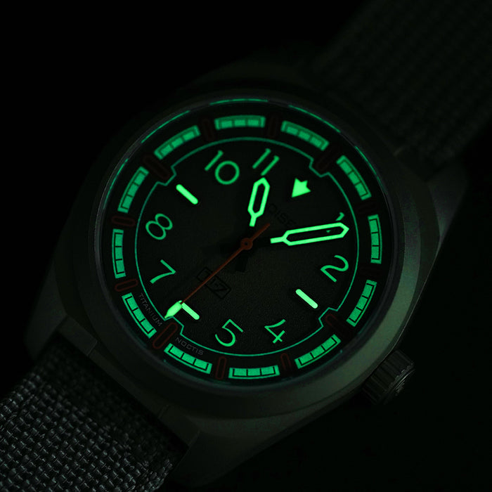 CADISEN Titanium TI-7 NOCTIS BLUE-GREY Titanium Strap