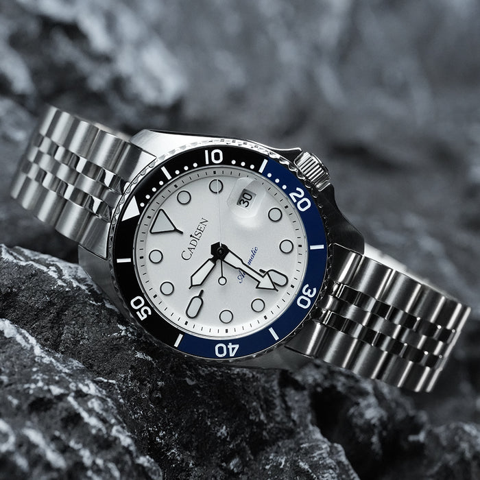CADISEN C8220M Diver 40mm Mechanical Watch White