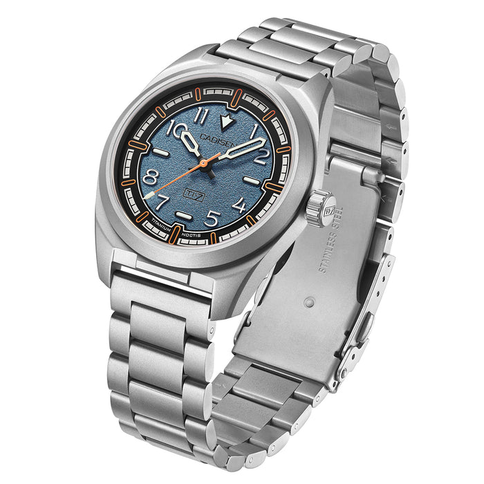 CADISEN Titanium TI-7 NOCTIS BLUE-GREY Titanium Strap