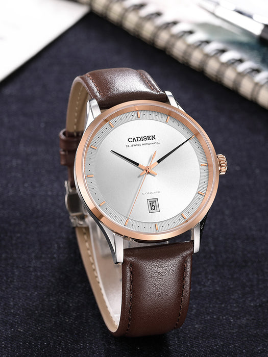 CADISEN C8143M Classic 42mm NH35 Mechanical Man Watch