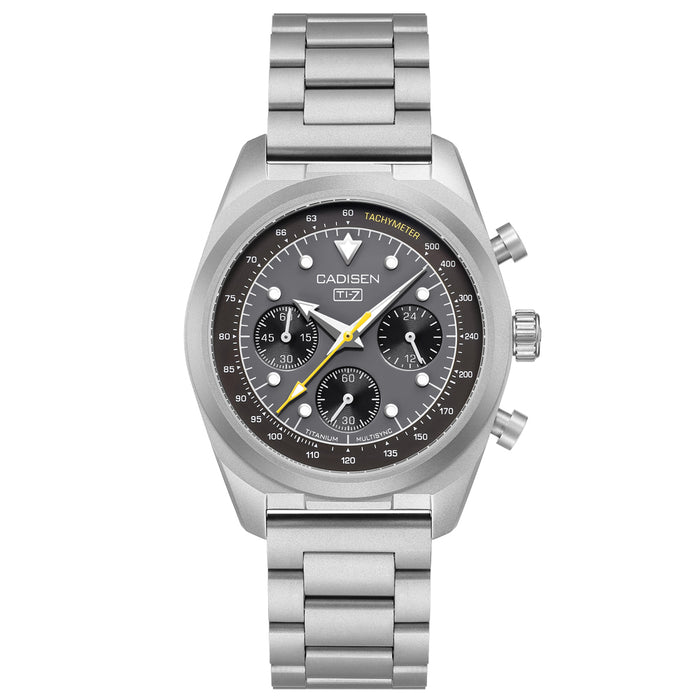 CADISEN Titanium TI-7 Multisync Gunmetal Titanium Strap