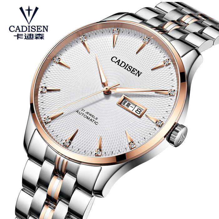CADISEN C8148M Classic 42mm MIYOTA8215 Mechanical Man Watch