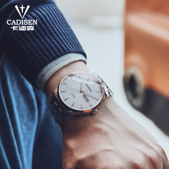 CADISEN C8148M Classic 42mm MIYOTA8215 Mechanical Man Watch