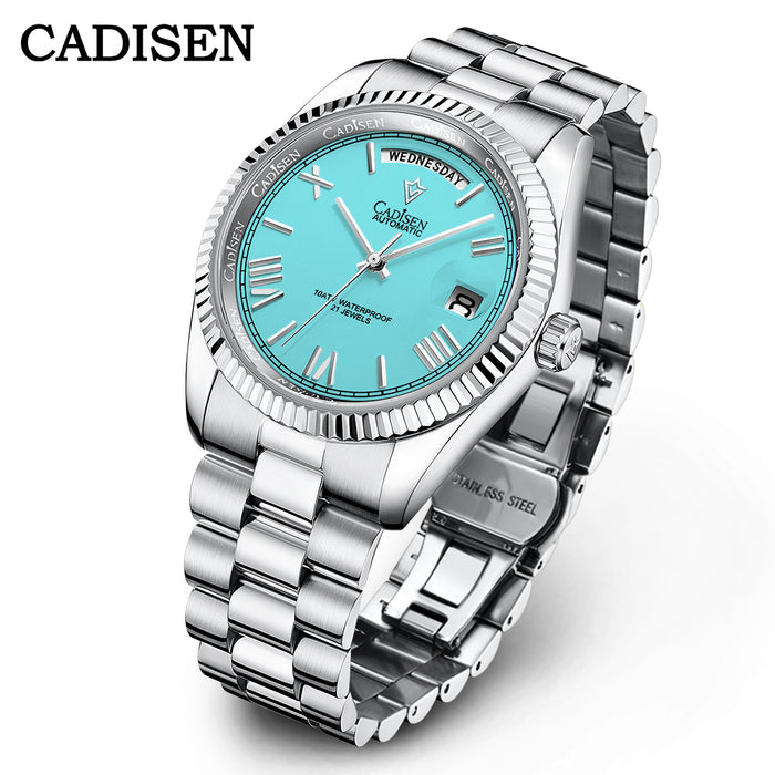 CADISEN C8185M Classic 40mm MIYOTA8285 Mechanical Man Watch