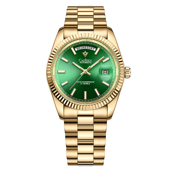 CADISEN C8215M Classic 40mm MIYOTA8285 Mechanical Man Watch