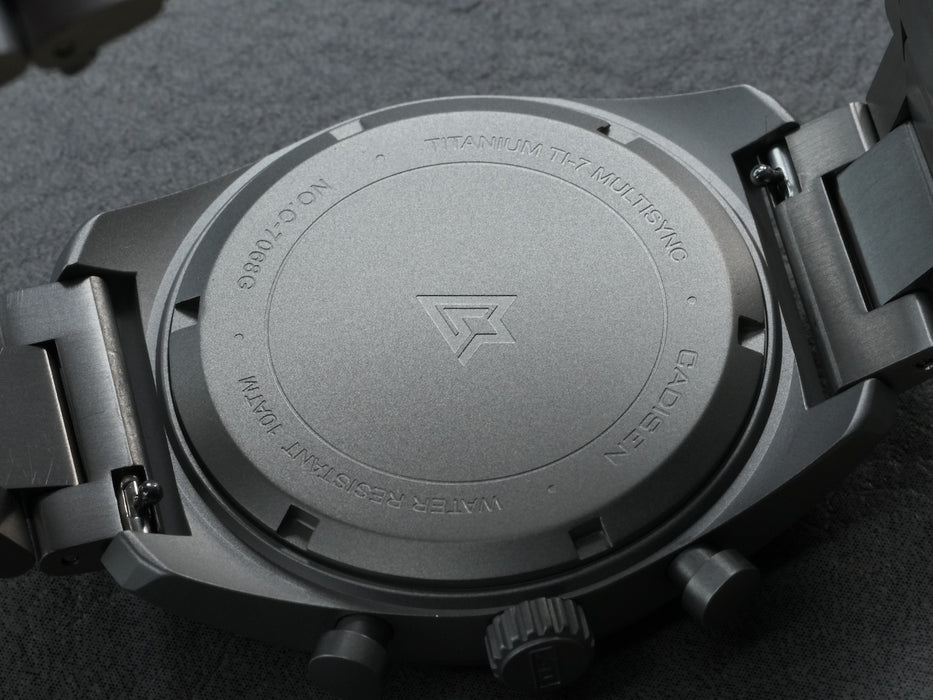 CADISEN Titanium TI-7 Multisync Midnight Blue Titanium Strap