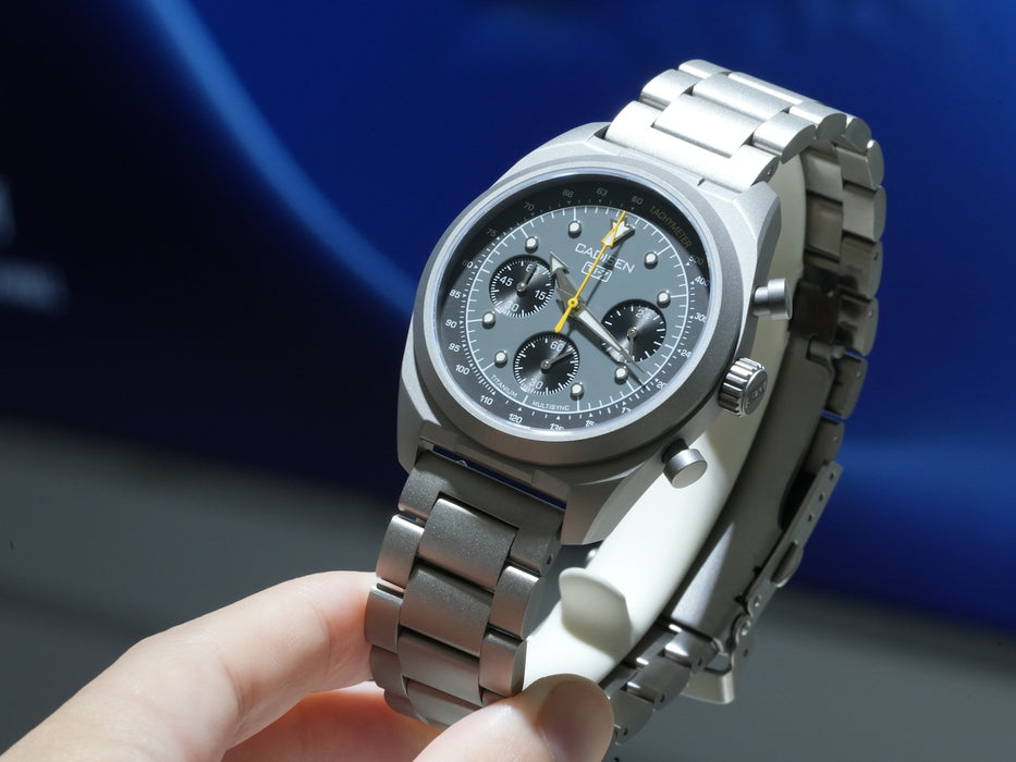 CADISEN Titanium TI-7 Multisync Gunmetal Titanium Strap