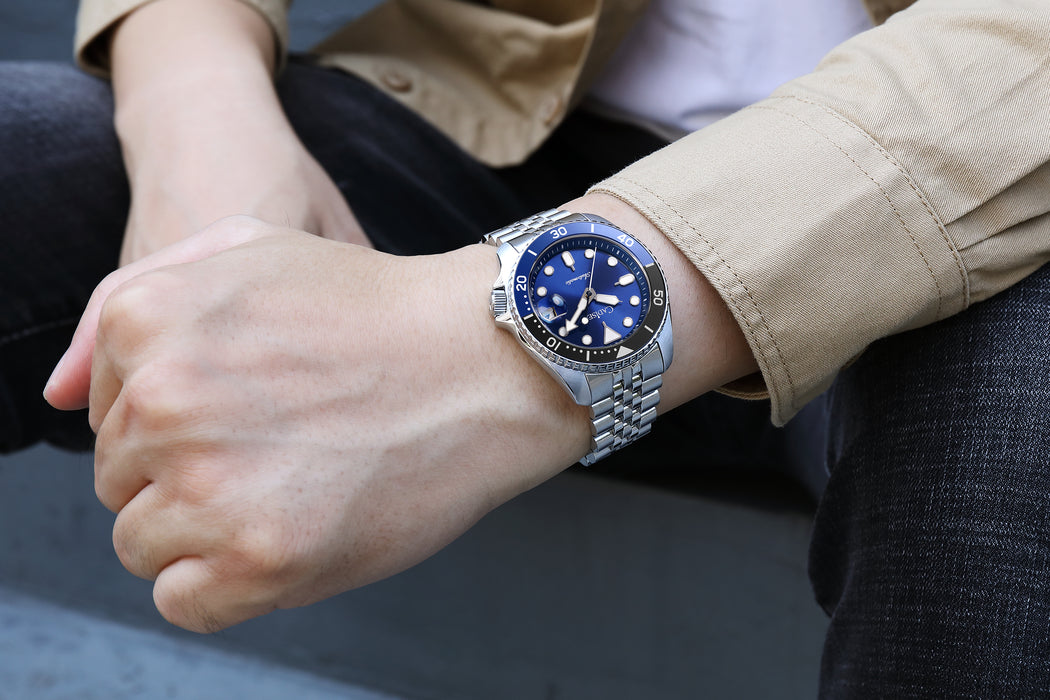 CADISEN C8220M Diver 40mm NH35 Mechanical Watch Blue