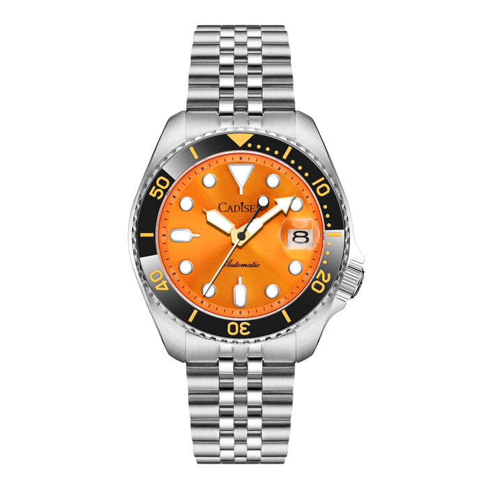 CADISEN C8220M Diver 40mm NH35 Mechanical Watch Orange