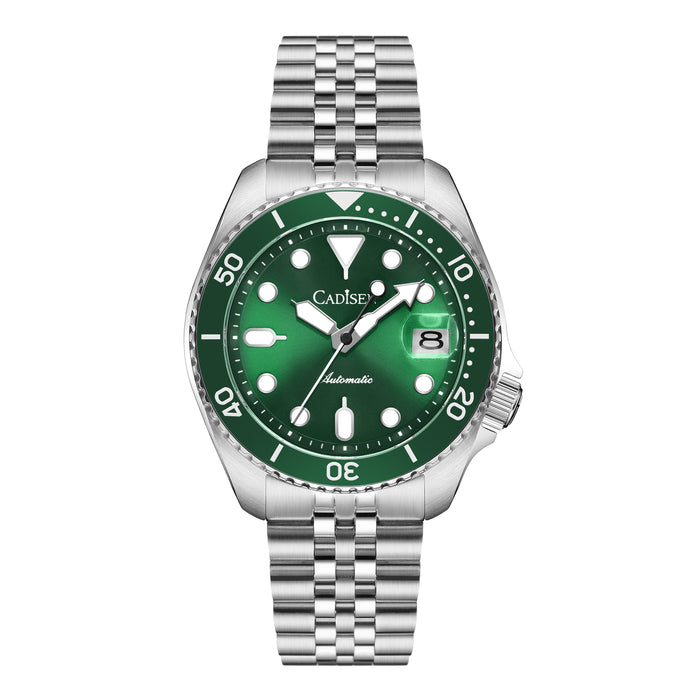 CADISEN C8220M Diver 40mm NH35 Mechanical Watch Green