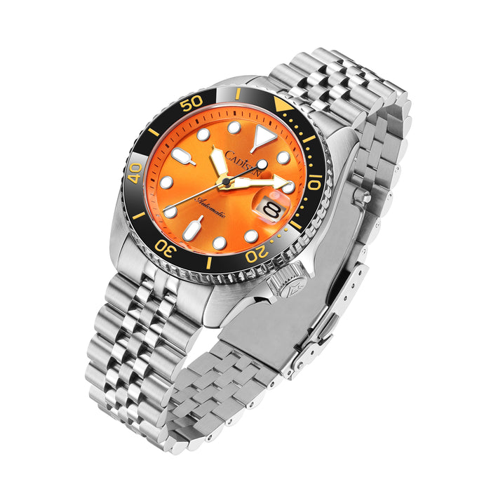 CADISEN C8220M Diver 40mm NH35 Mechanical Watch Orange