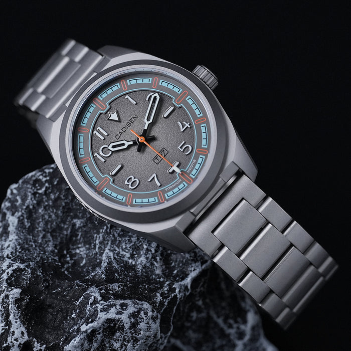 CADISEN Titanium TI-7 NOCTIS GRAPHITE Titanium Strap